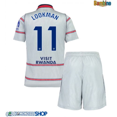 Maglie da calcio Atletico Madrid Ademola Lookman #11 Terza Maglia Bambino 2026-27 Manica Corta + Pantaloni corti)